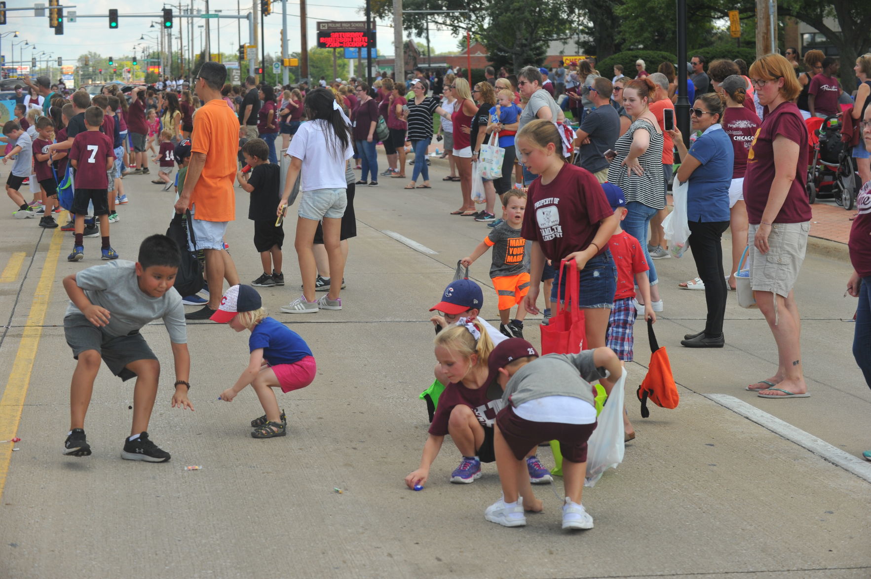 Moline High School Homecoming parade